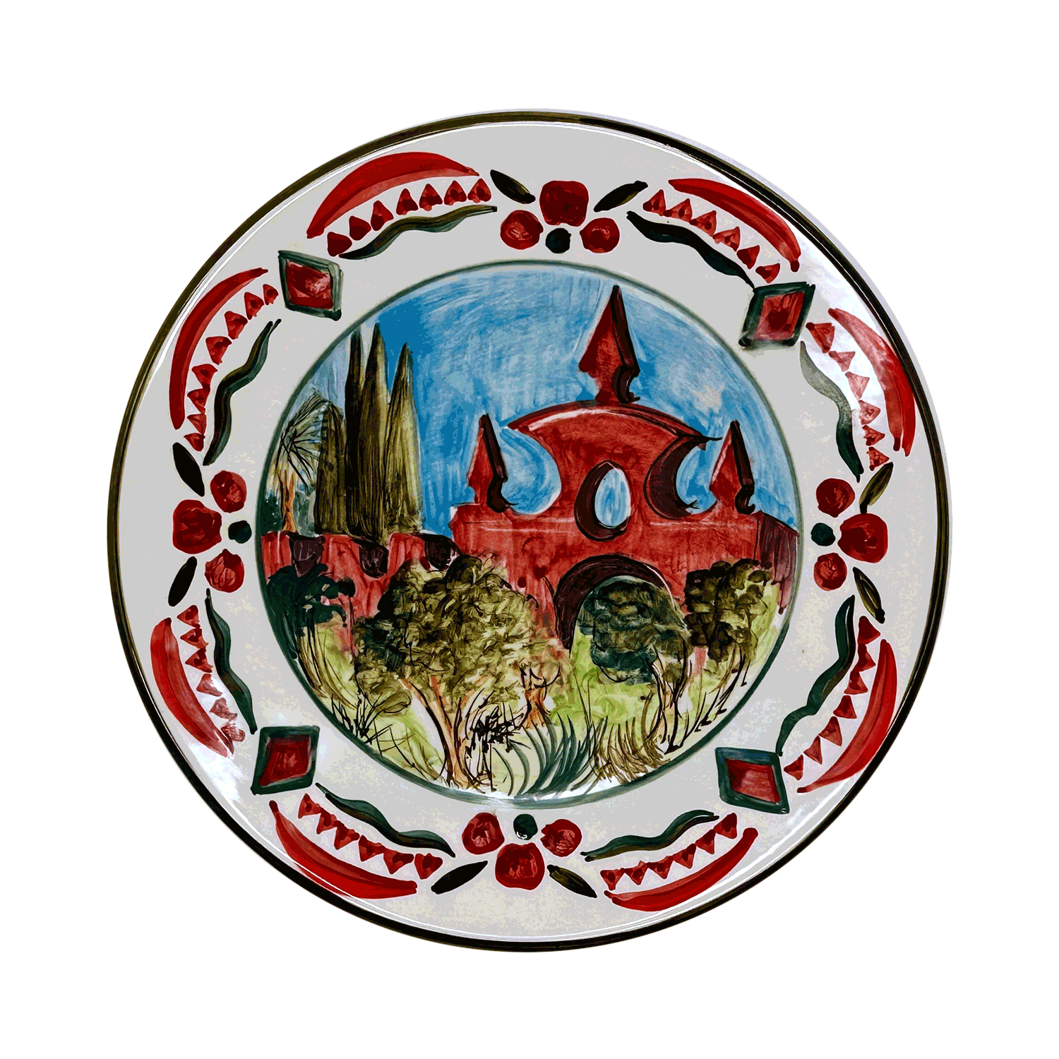 Maltese Garden Dinner Plate