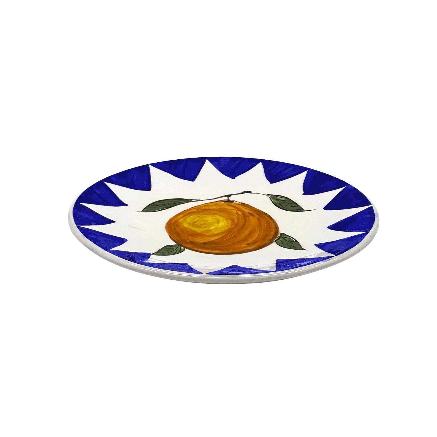 Orange Zigare Fruit Side Plate