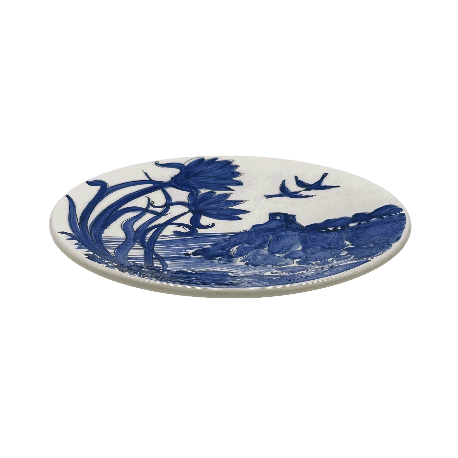 Melita Blue Dinner Plate