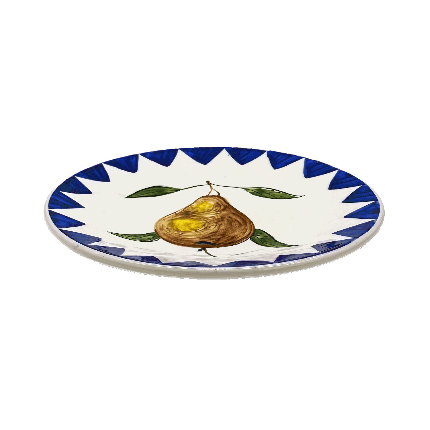 Pear Zigare Fruit Dinner Plate