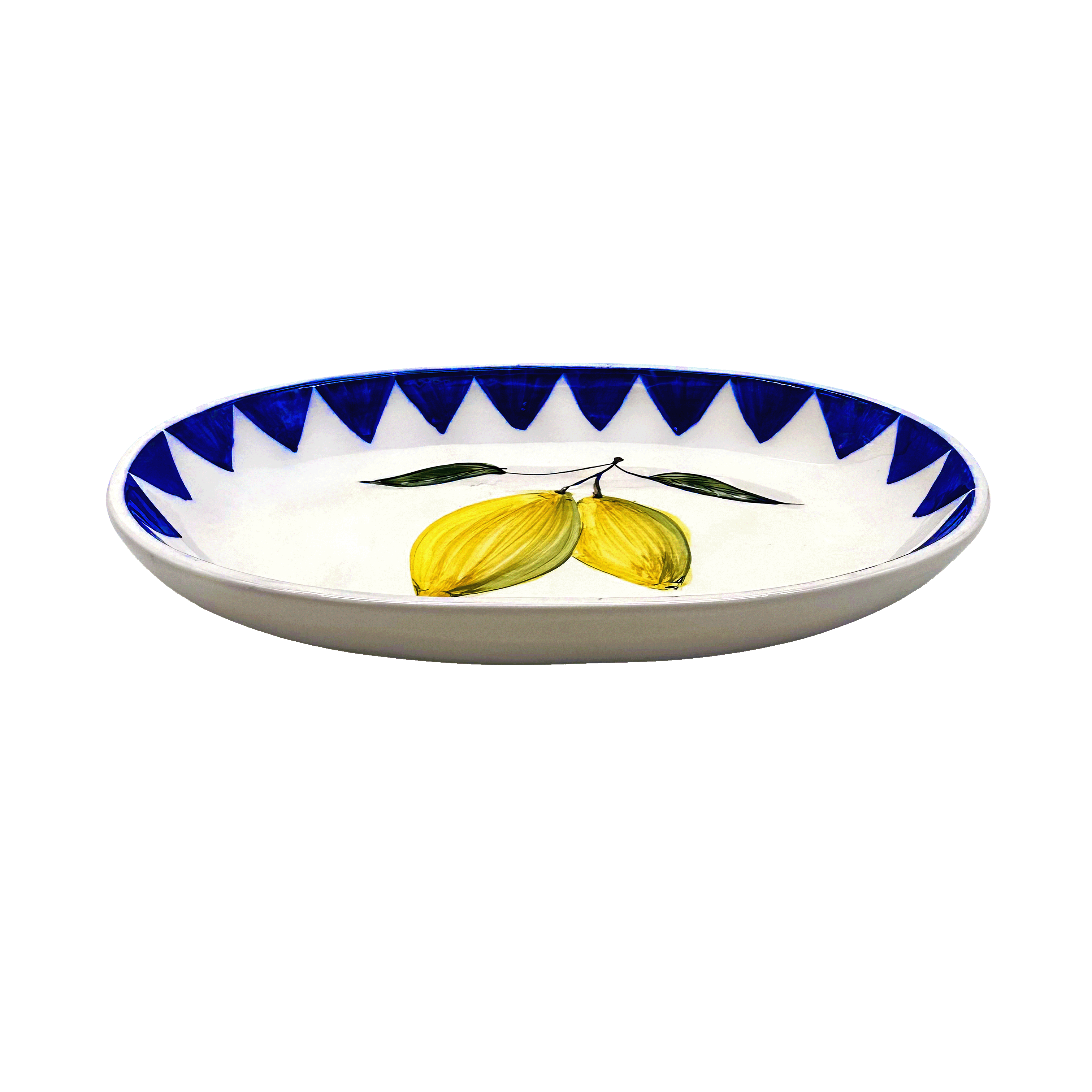 Small Lemon Zigare Fruit Oval Platter