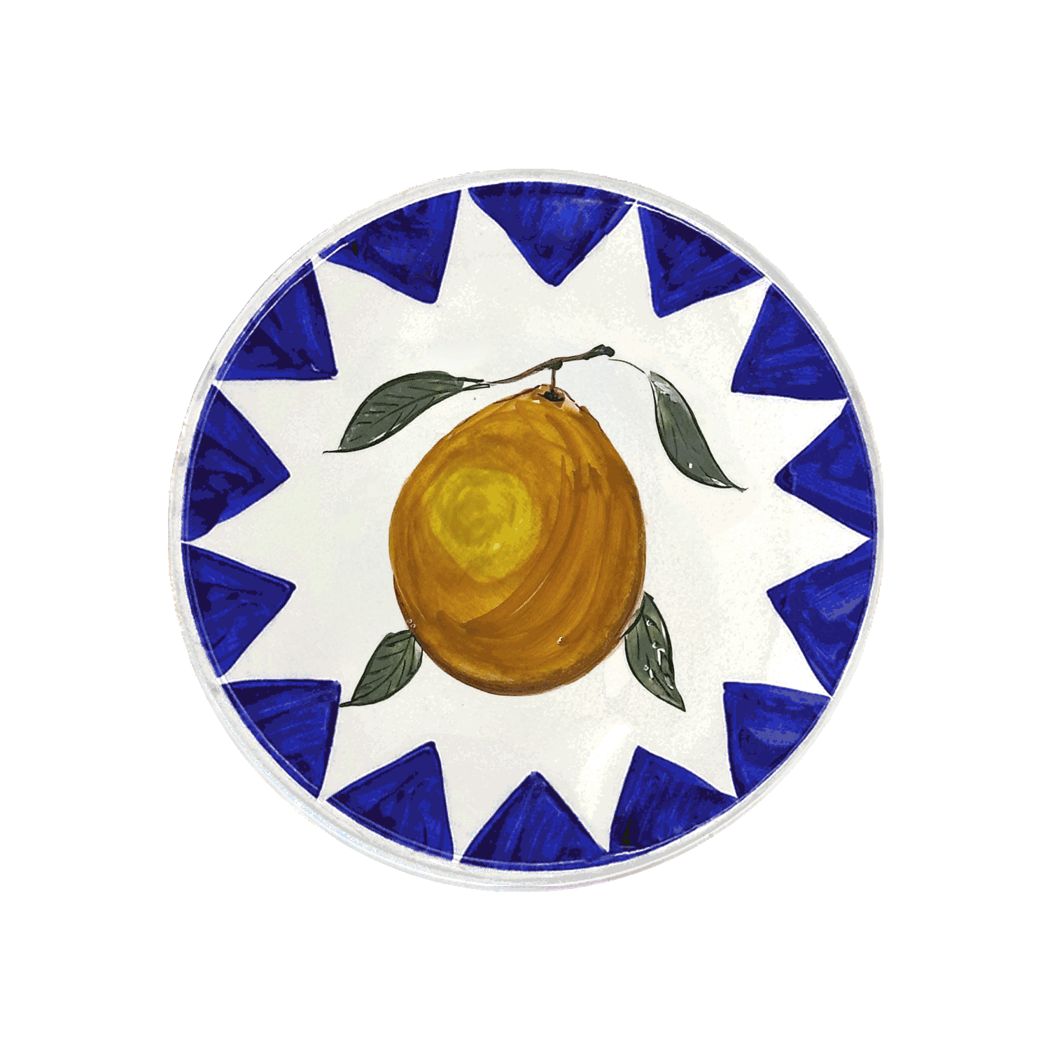 Orange Zigare Fruit Side Plate