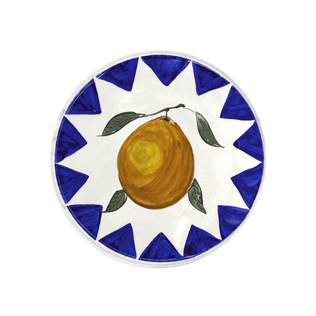 Orange Zigare Fruit Side Plate