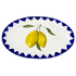 Large Lemon Zigare Fruit Oval Platter
