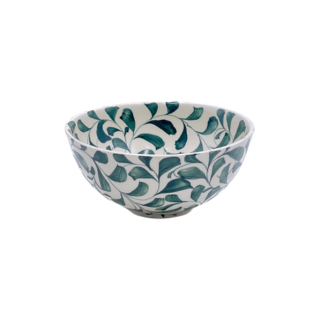 Small Green Scroll Bowl