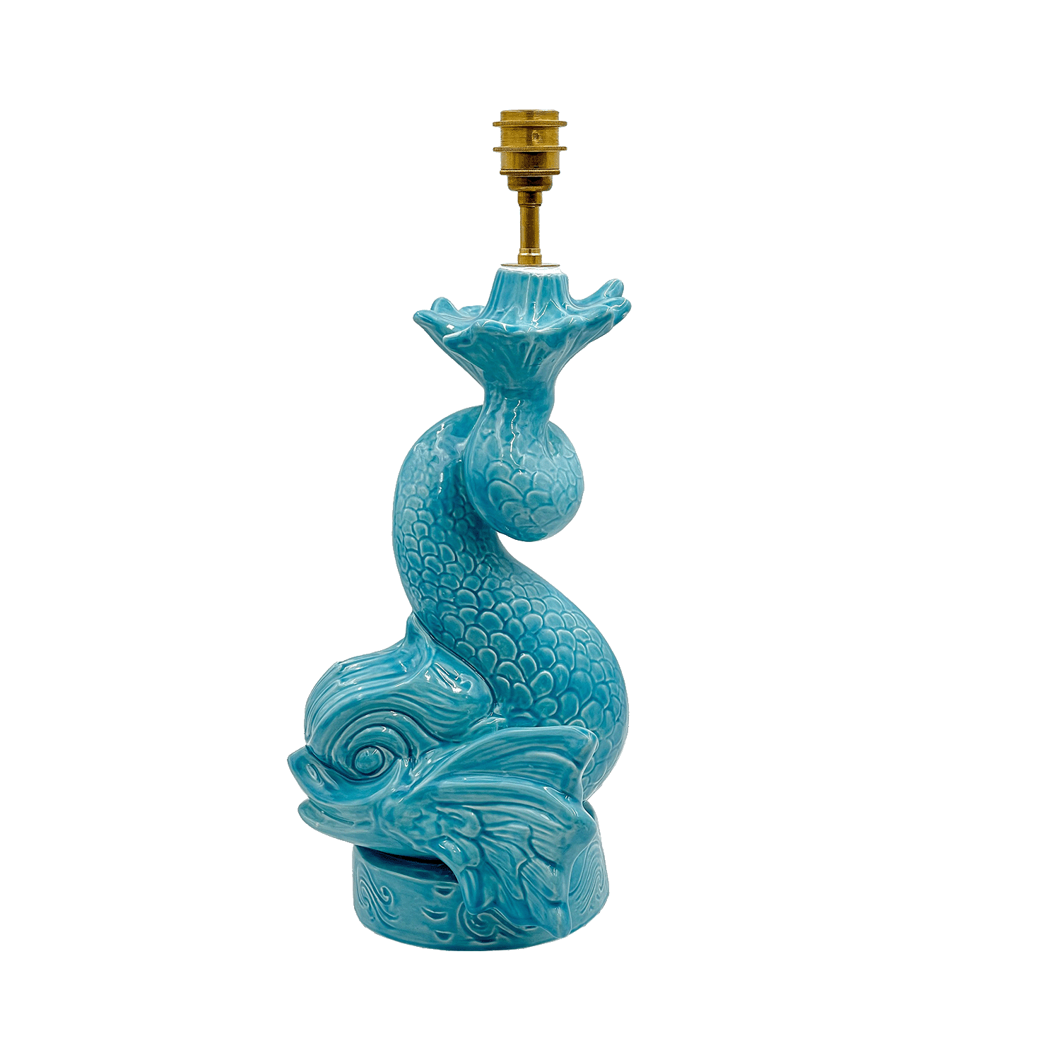 Turquoise Dolphin Lamp