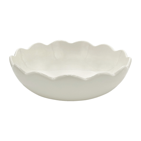 Large Scalloped Bowl