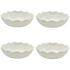 Large Scalloped Bowls (Set of 4)