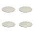 Scalloped Side Plates (Set of 4)