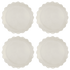 Scalloped Charger Plates (Set of 4)