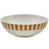 Yellow Stripes Salad Bowl