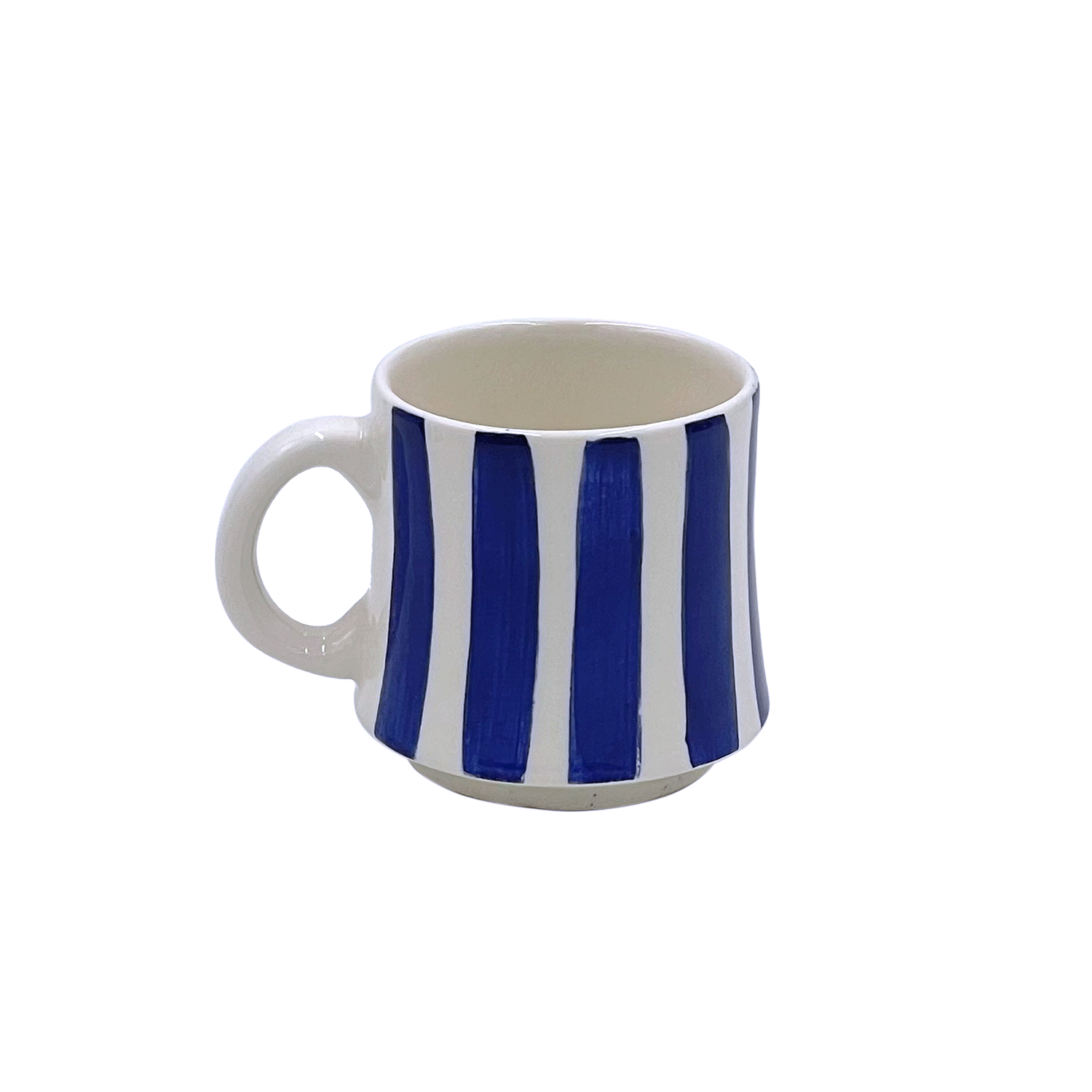 Small Navy Blue Stripes Mug