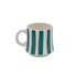 Small Green Stripes Mug