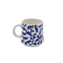 Small Navy Blue Scroll Mug