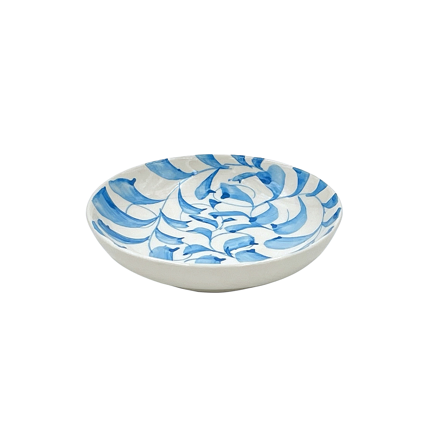 Light Blue Scroll Dipping Bowl