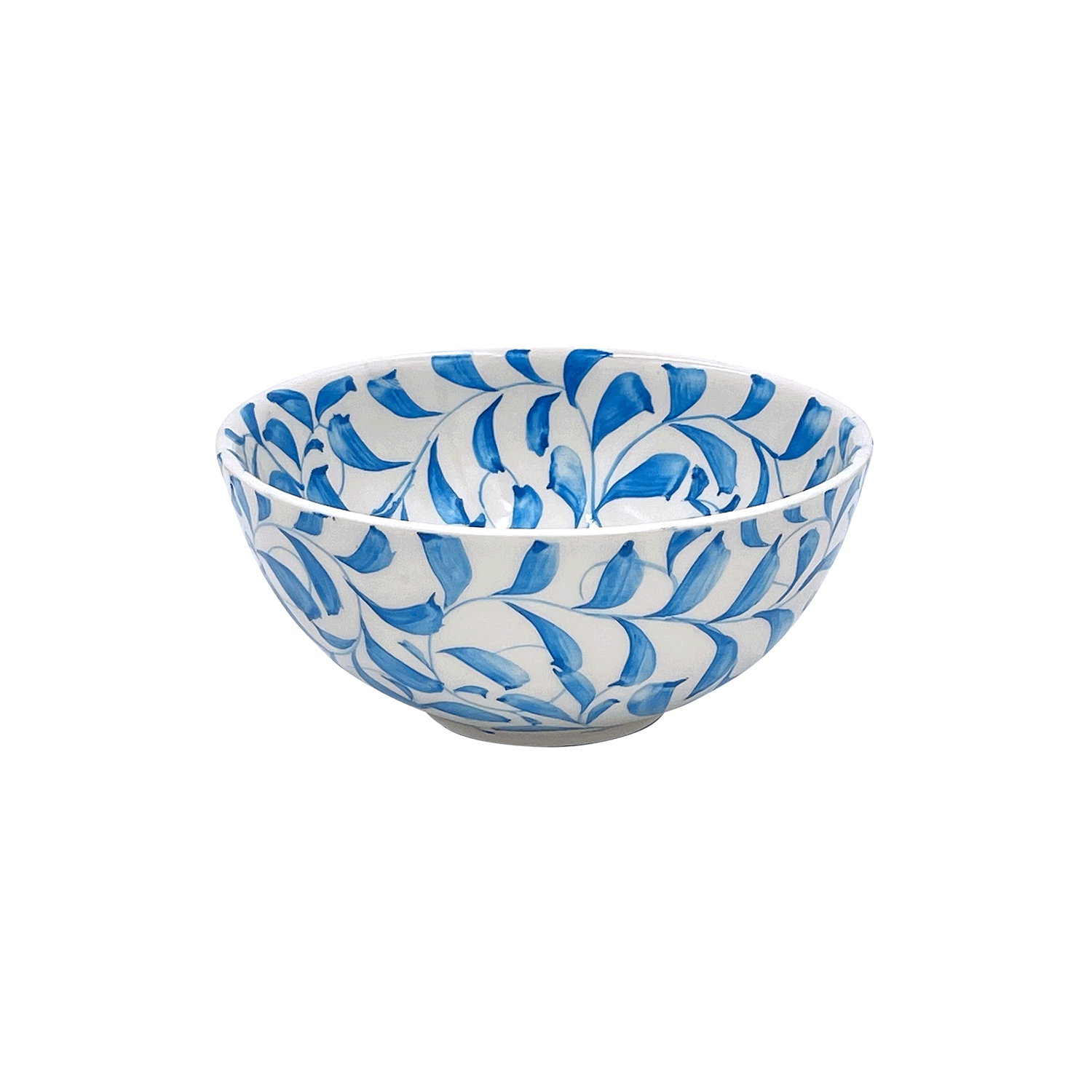 Small Light Blue Scroll Bowl