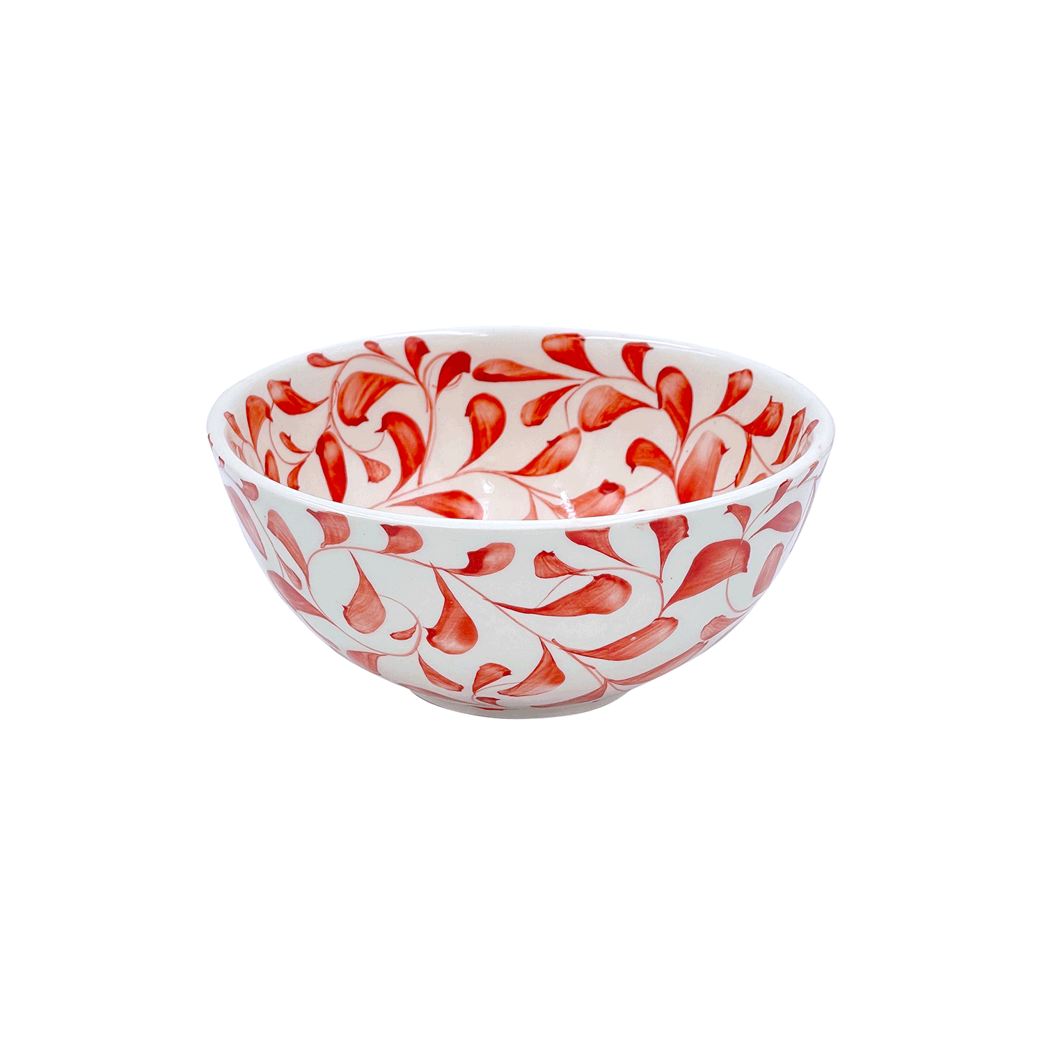 Small Red Scroll Bowl