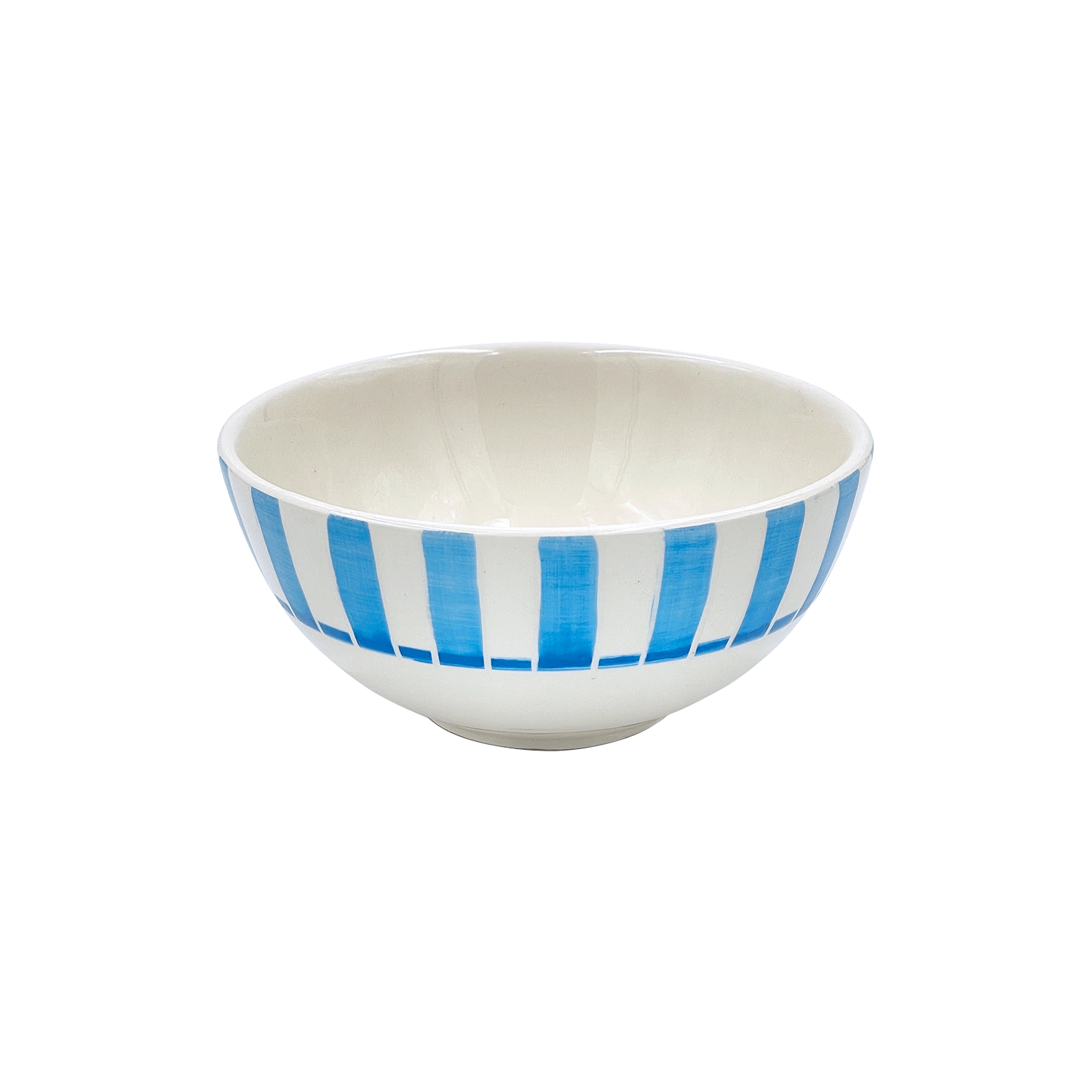 Small Light Blue Stripes Bowl