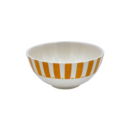 Small Yellow Stripes Bowl