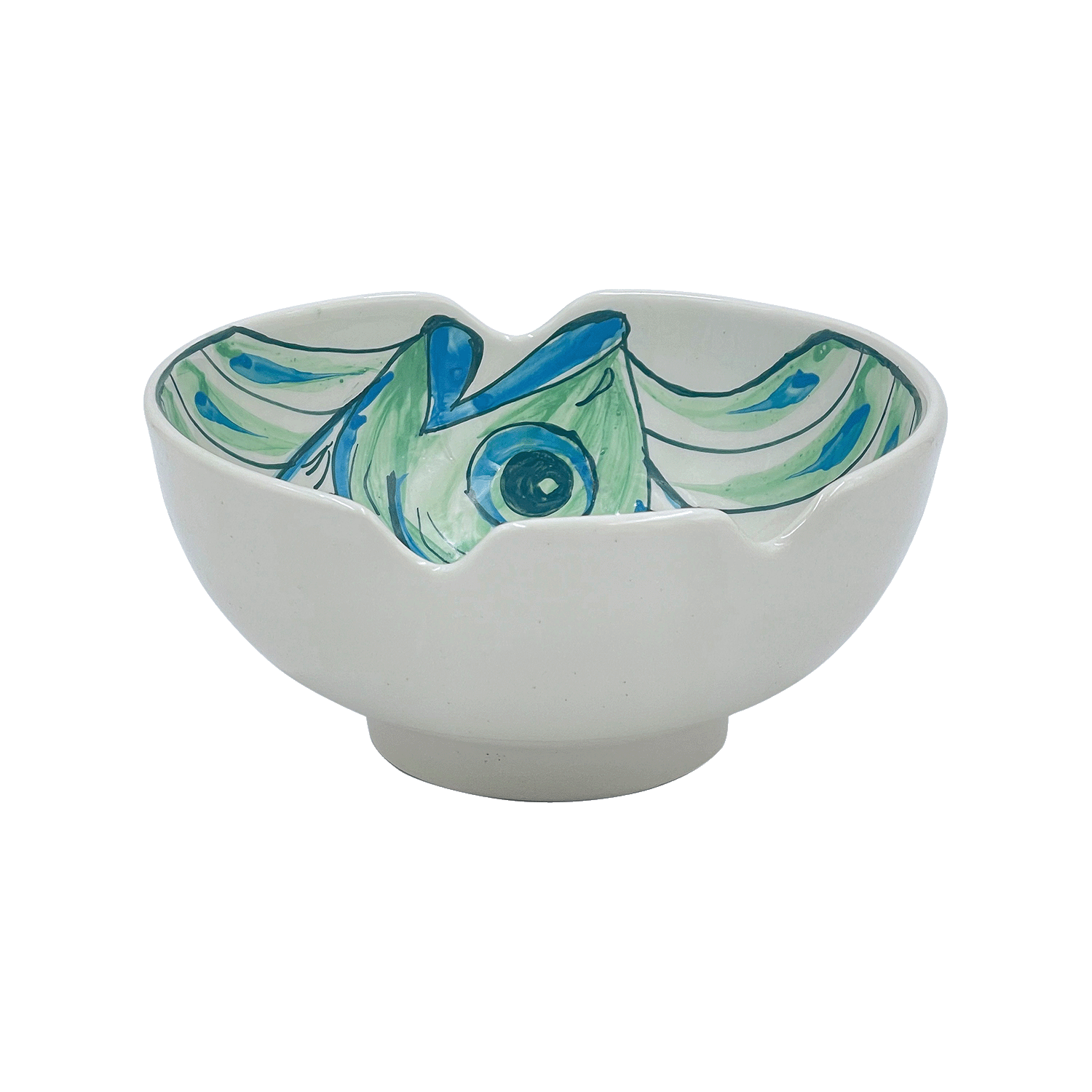 Medium Green Romina Fish Bowl