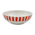 Large Red Stripes Bowl