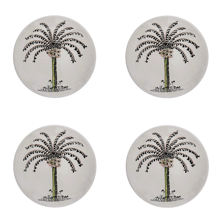 Palm Side Plates (Set of 4)