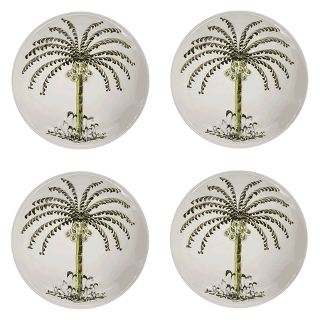 Palm Dinner Plates (Set of 4)