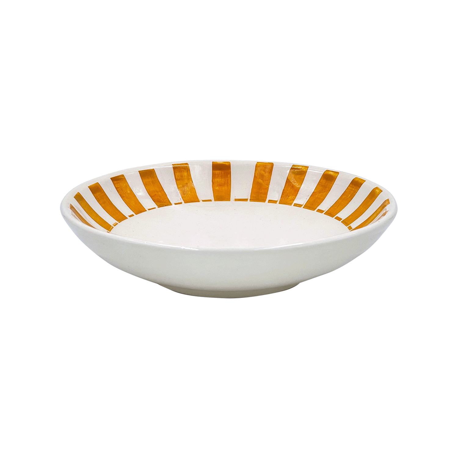 Yellow Stripes Pasta Bowl