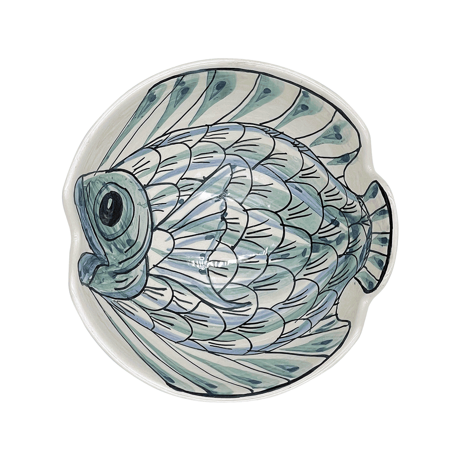 Blue Romina Fish Pasta Bowl