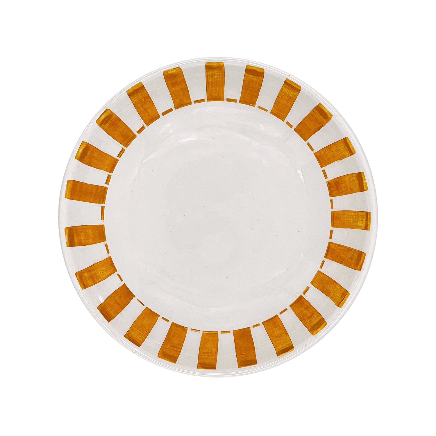 Yellow Stripes Pasta Bowl