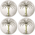Palm Charger Plates (Set of 4)