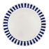 Navy Blue Stripes Charger Plate