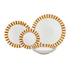 Yellow Stripes Dinner Set (16 Piece)