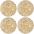 Yellow Scroll Charger Plates (Set of 4)