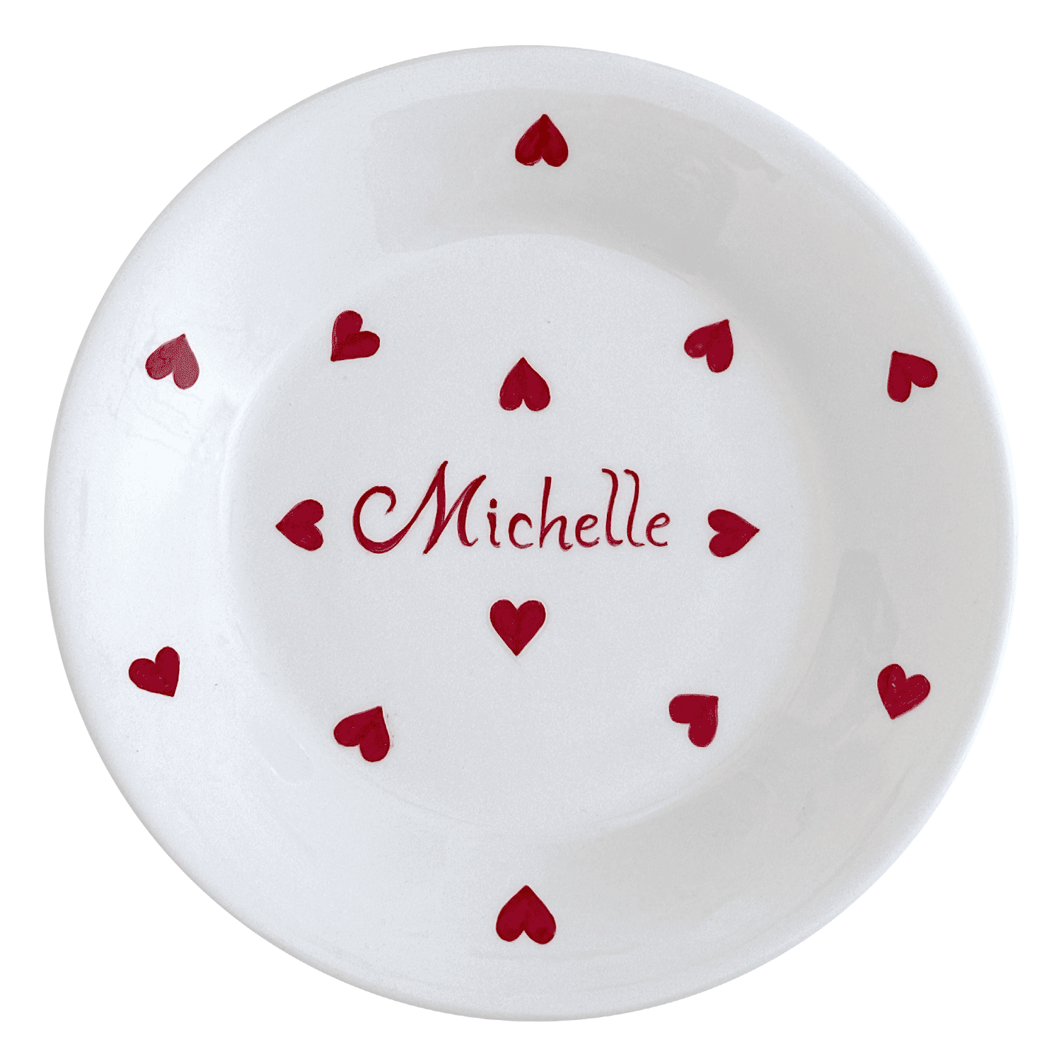 Personalised Love Heart Name Plate