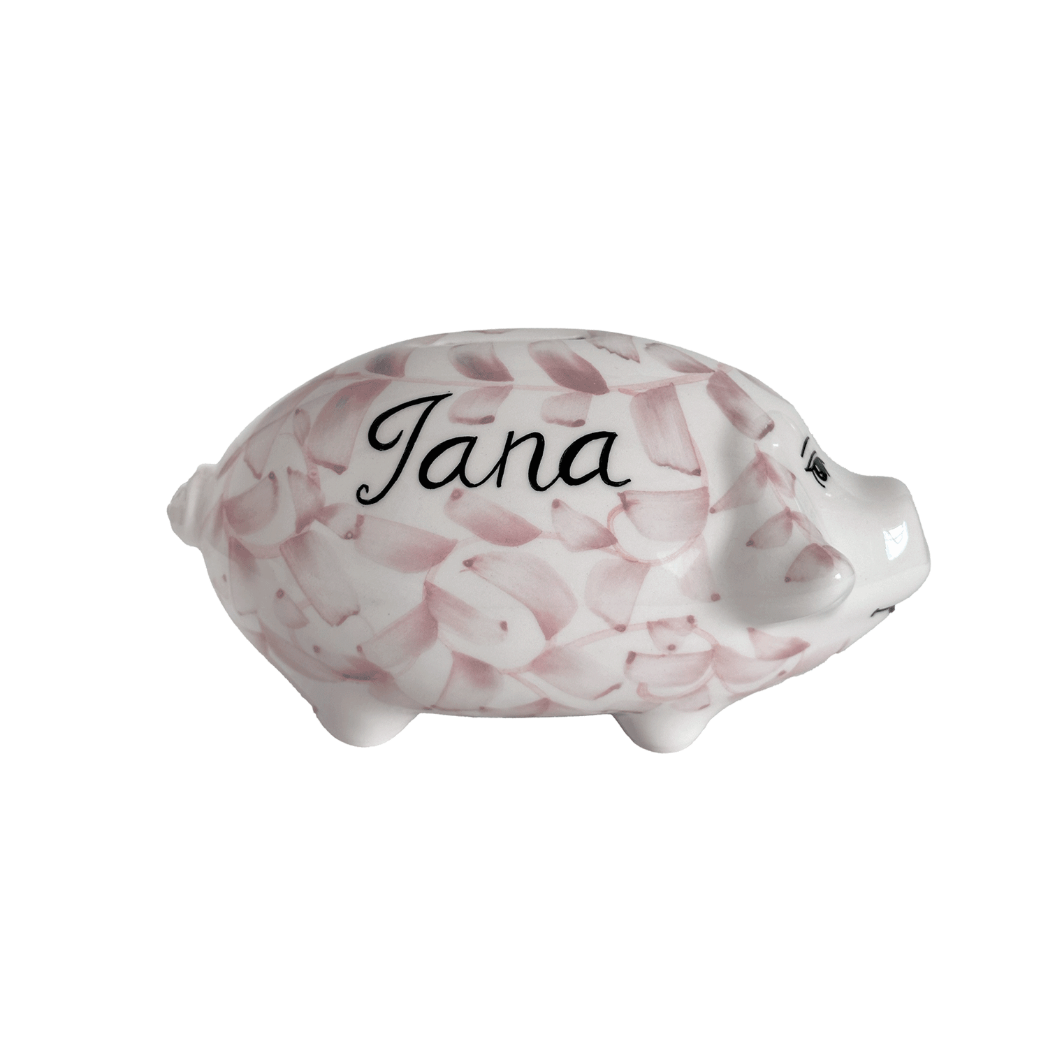 Personalised Pink Piggy Bank
