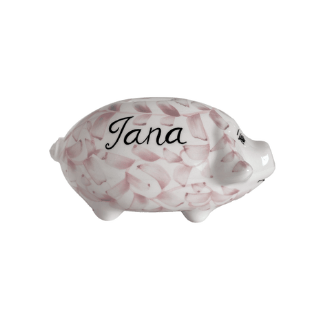 Personalised Pink Piggy Bank