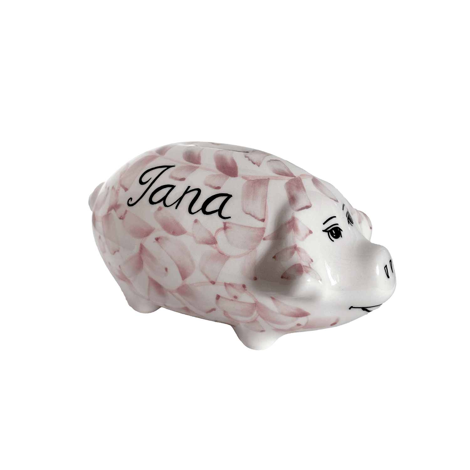 Personalised Pink Piggy Bank