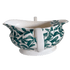 Green Scroll Gravy Boat