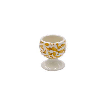 Yellow Scroll Egg Cup