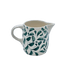 Green Scroll Milk Jug