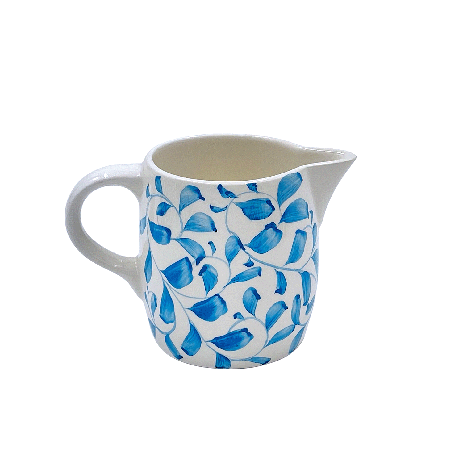 Light Blue Scroll Milk Jug