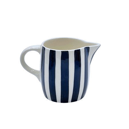 Black Stripes Milk Jug