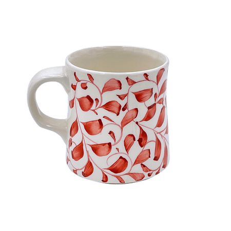 Red Scroll Mug