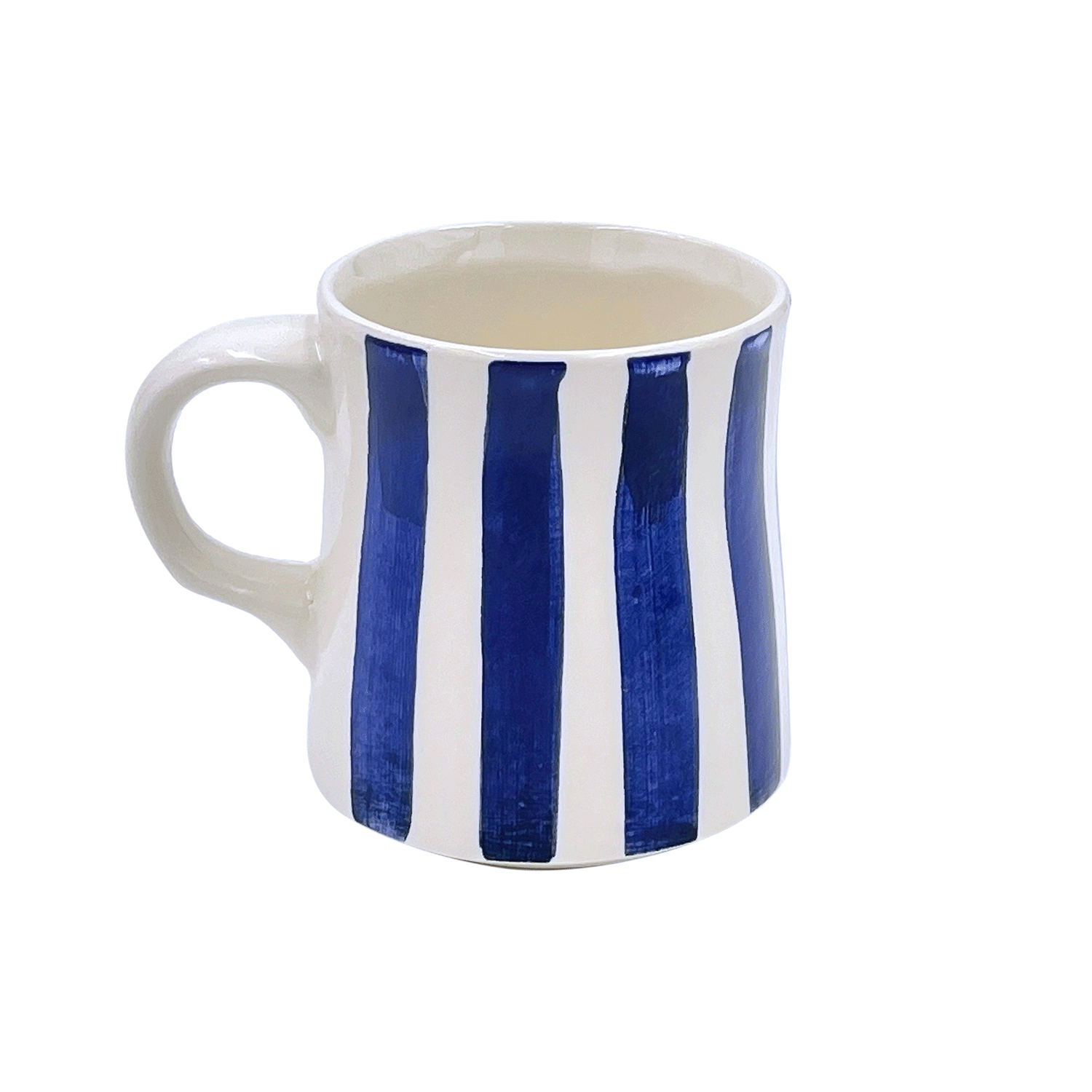 Navy Blue Stripes Mug