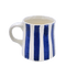 Navy Blue Stripes Mug