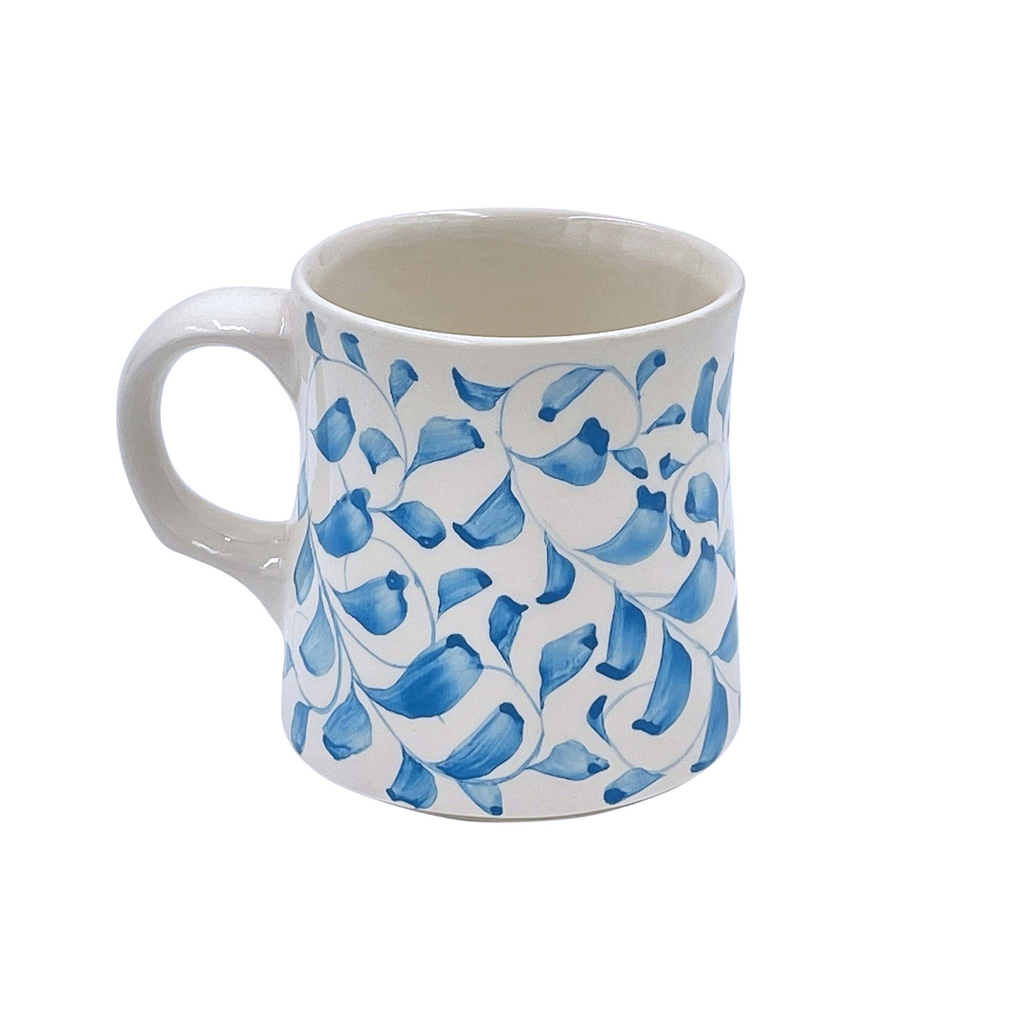 Light Blue Scroll Mug