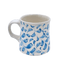 Light Blue Scroll Mug