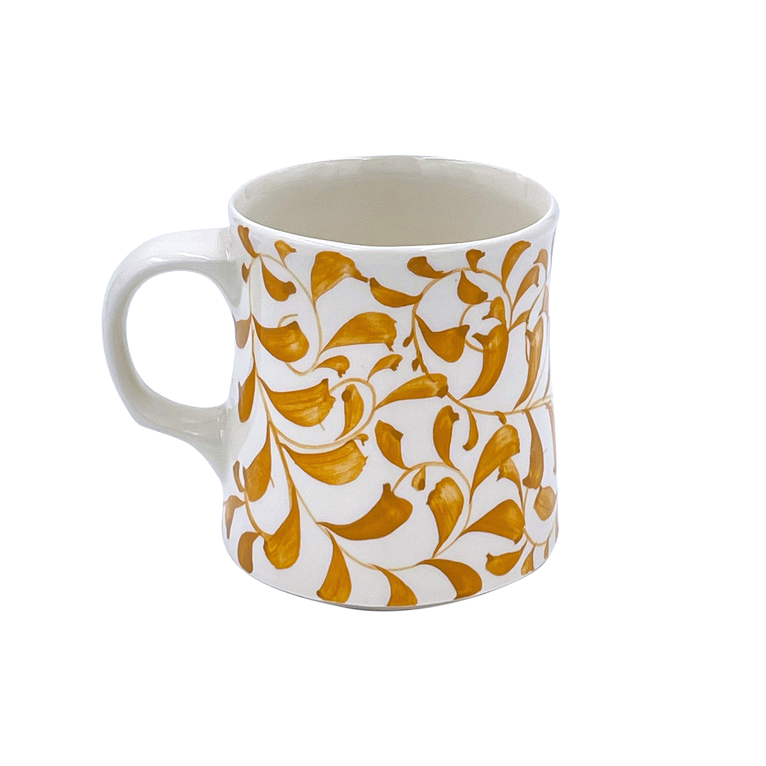 Yellow Scroll Mug