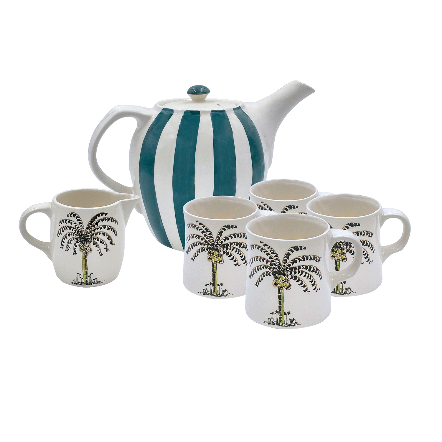 Palm Tea Set (6 Piece)